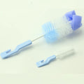 2Pcs/set Baby Nipple Milk Bottle Cup 360 Degree Sponge Cleaner YX-211