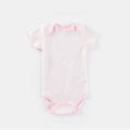 Short-sleeved Bodysuit Romper Newborn Clothes Onesies StrpPink