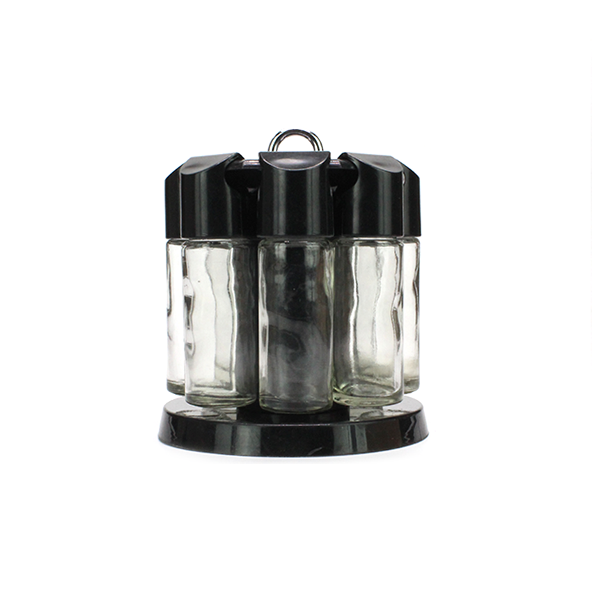 8-piece seasoning jar glass bottle set- ML-7306