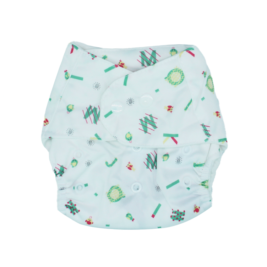 Baby Printed Snap Button Diapers DB-957