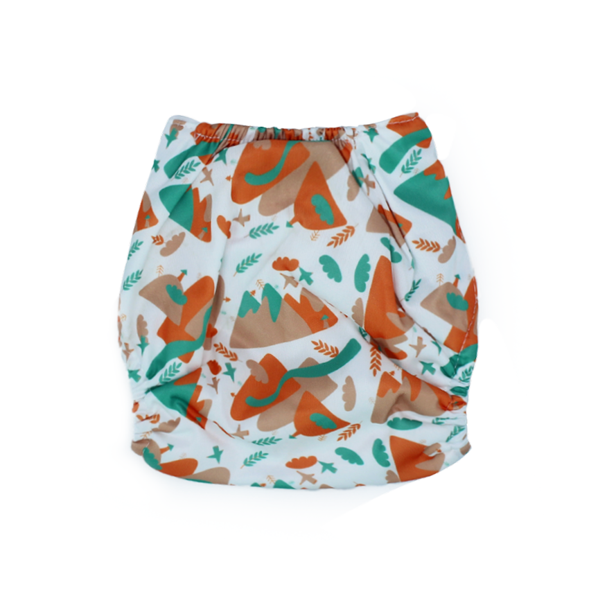 Baby Printed Snap Button Diapers DB-957