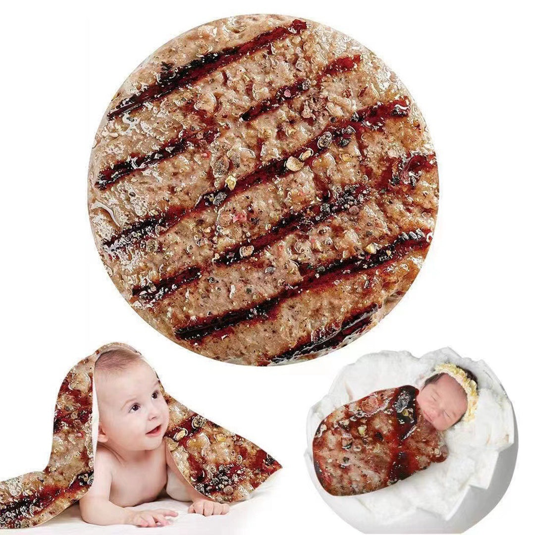 Trending Baby Creative Blanket Soft & Printed Flannel Blanket Baby Model Photography Photoshoot 85x85cm