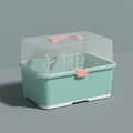 Portable Baby Bottle Drying Rack Space Saver Dust-Proof Nursing Bottle Storage Box