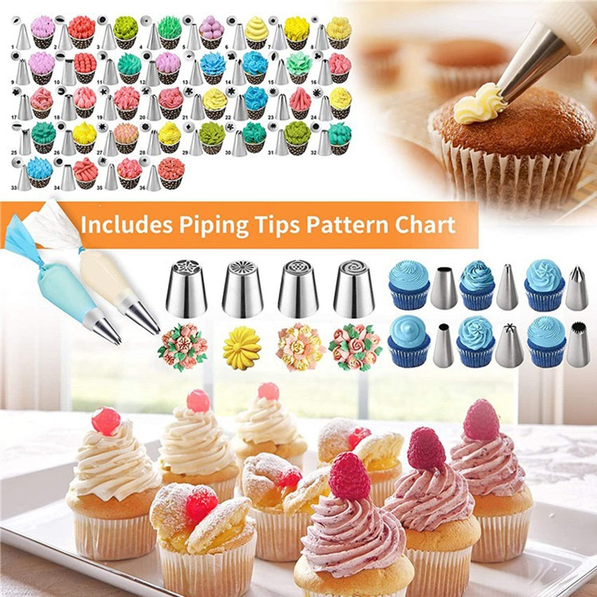 236 Pieces Baking Set Decorating Tools Baking Utensils Cake Molding Utensils