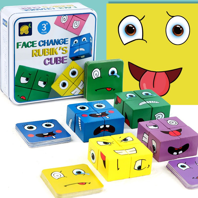 Face changing Rubik's cube