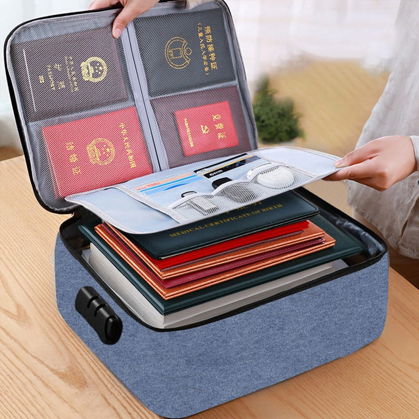 Document Storage Box Bag Large Capacity Wholesale Family Small Card Package