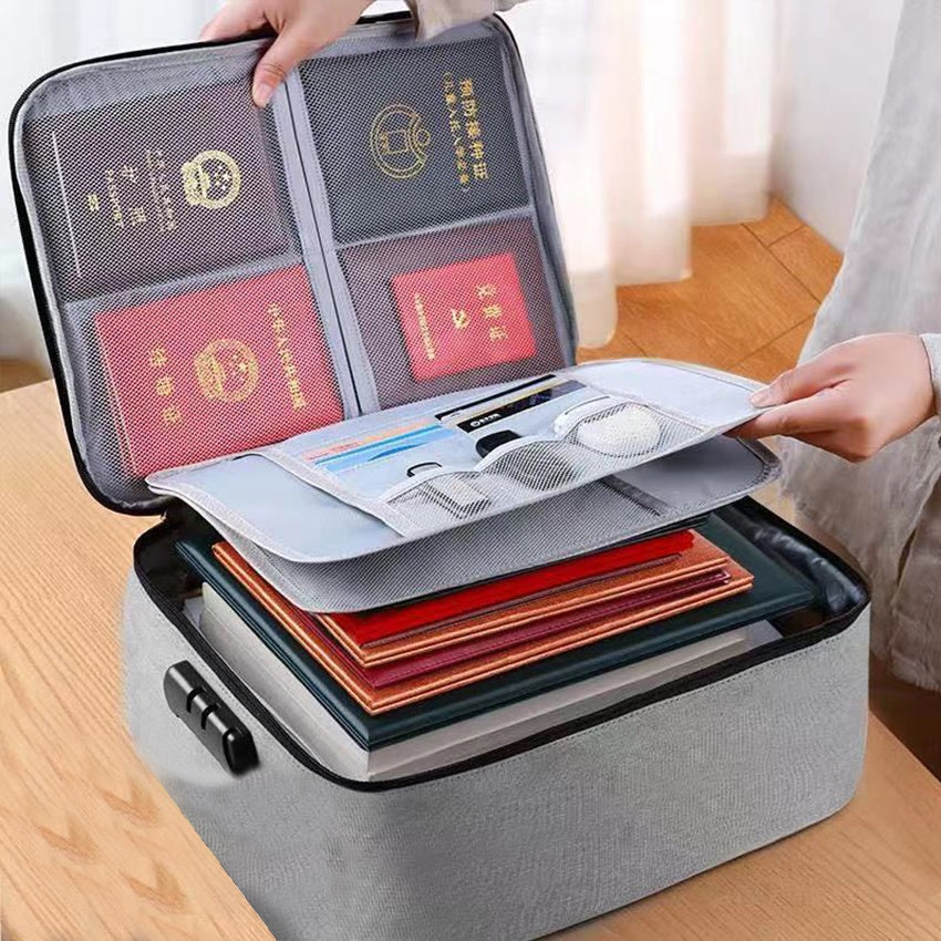 Document Storage Box Bag Large Capacity Wholesale Family Small Card Package