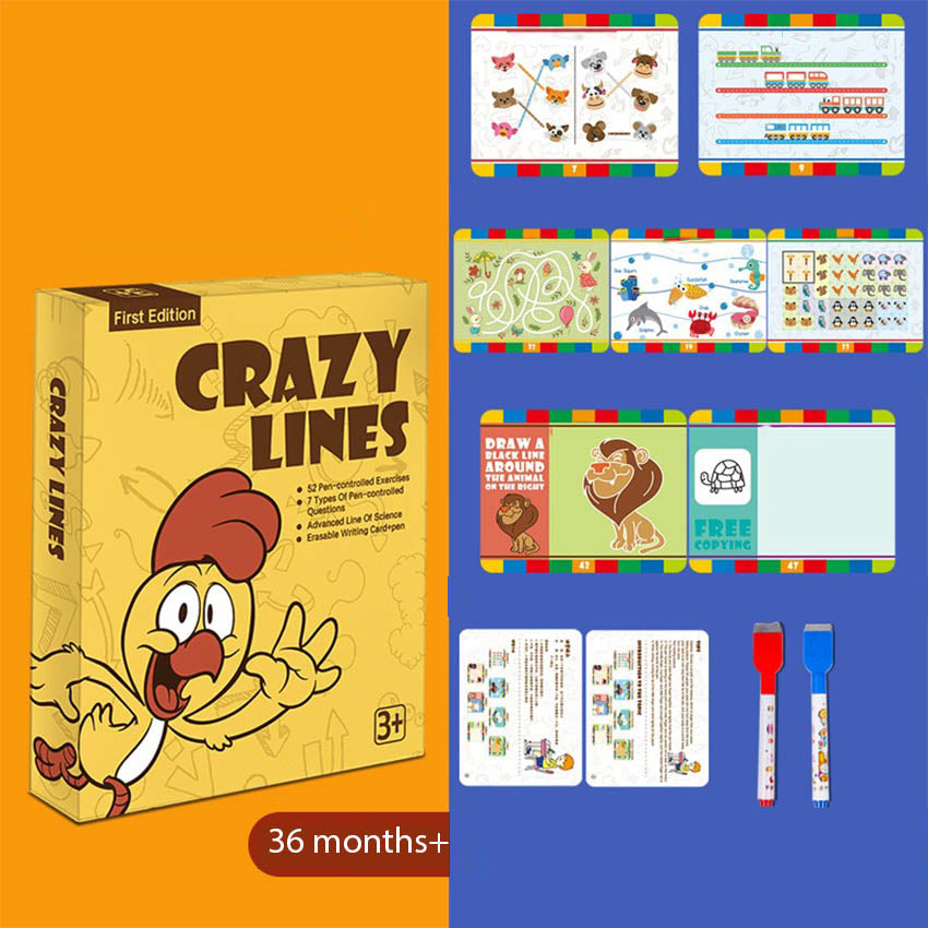 Erasable Pen Control Training Kindergarten Puzzle