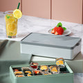 18-Grid Silicone Ice Tray Molder with Cover – Easy-Release Freezer Organizer