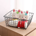 Metal Storage Basket Organizer for Kitchen Toiletries Snacks IronBasket