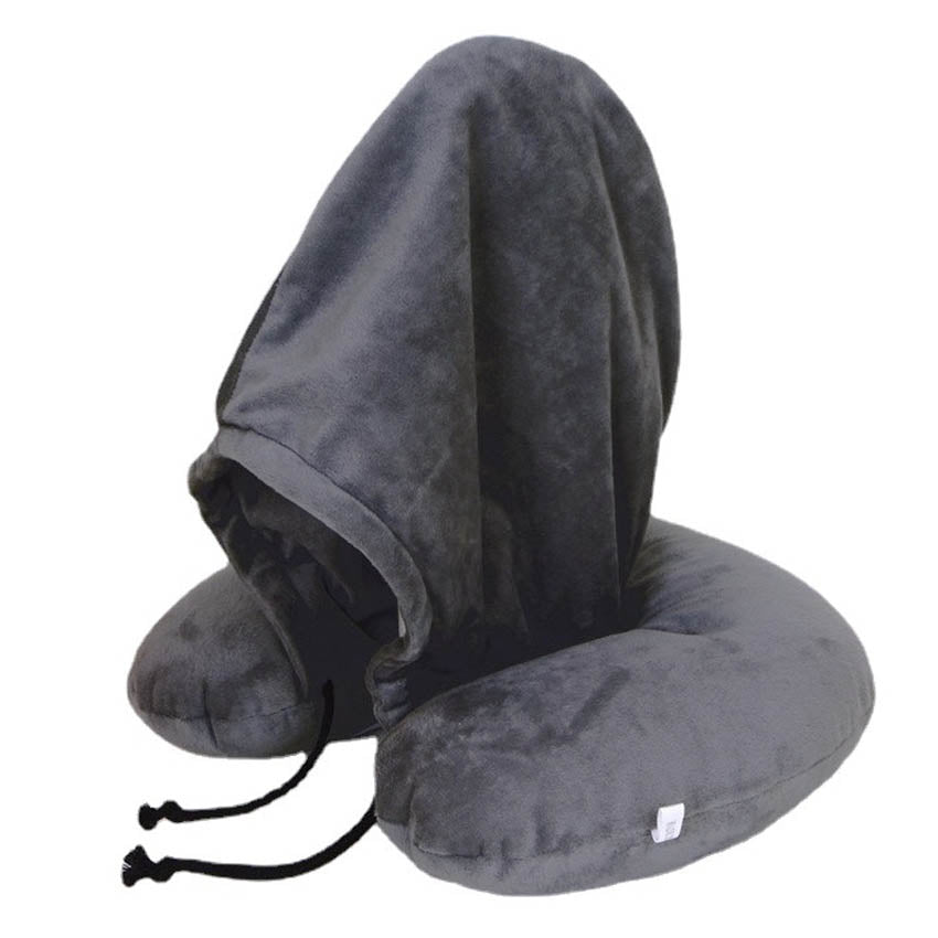 Unisex Travel Neck Pillow Cord May vary Black or White ML2020-2