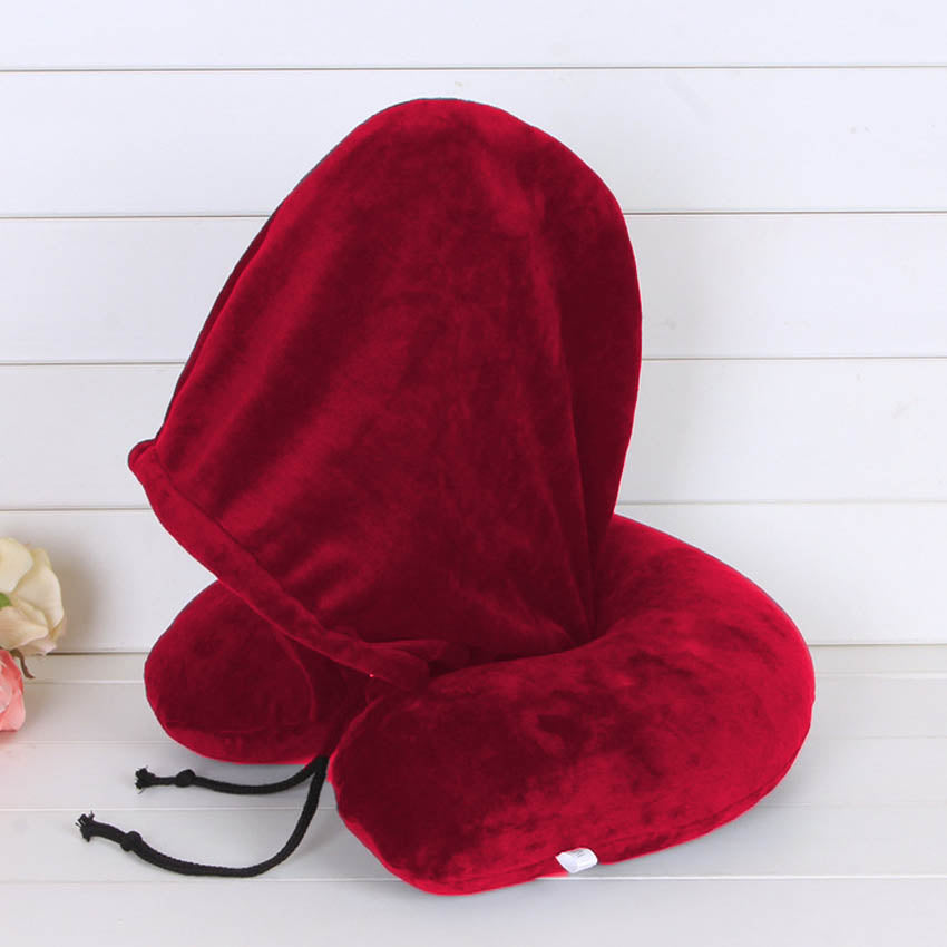 Unisex Travel Neck Pillow Cord May vary Black or White ML2020-2