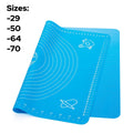 Multi-color silicone baking scale and cake mat rolling non-slip