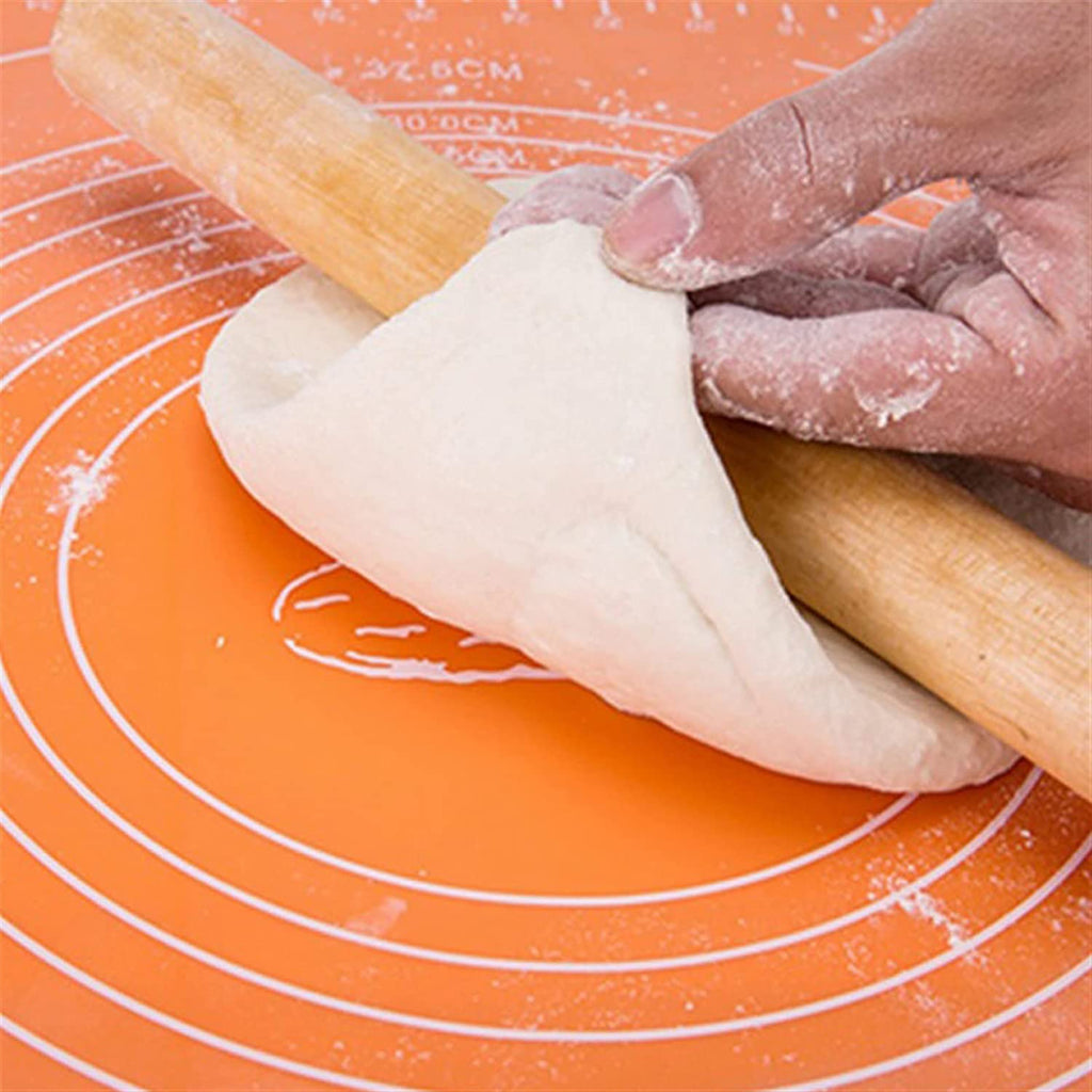 Multi-color silicone baking scale and cake mat rolling non-slip