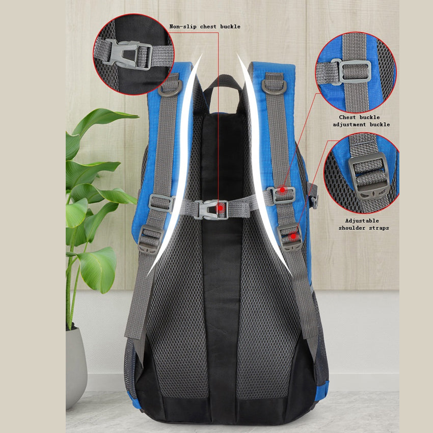 Waterproof Outdoor Backpack Hiking Camping Travel Bag Sports Rucksack WL1