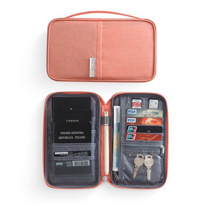 Waterproof Dustproof Document Bag Travel Passport Holder Organizer