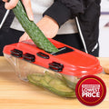 Multifunctional Vegetable Cutter Shredder Slicer with Hand Grater Kitchen Tool VegShred