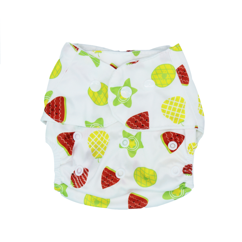 Baby Printed Snap Button Diapers DB-957