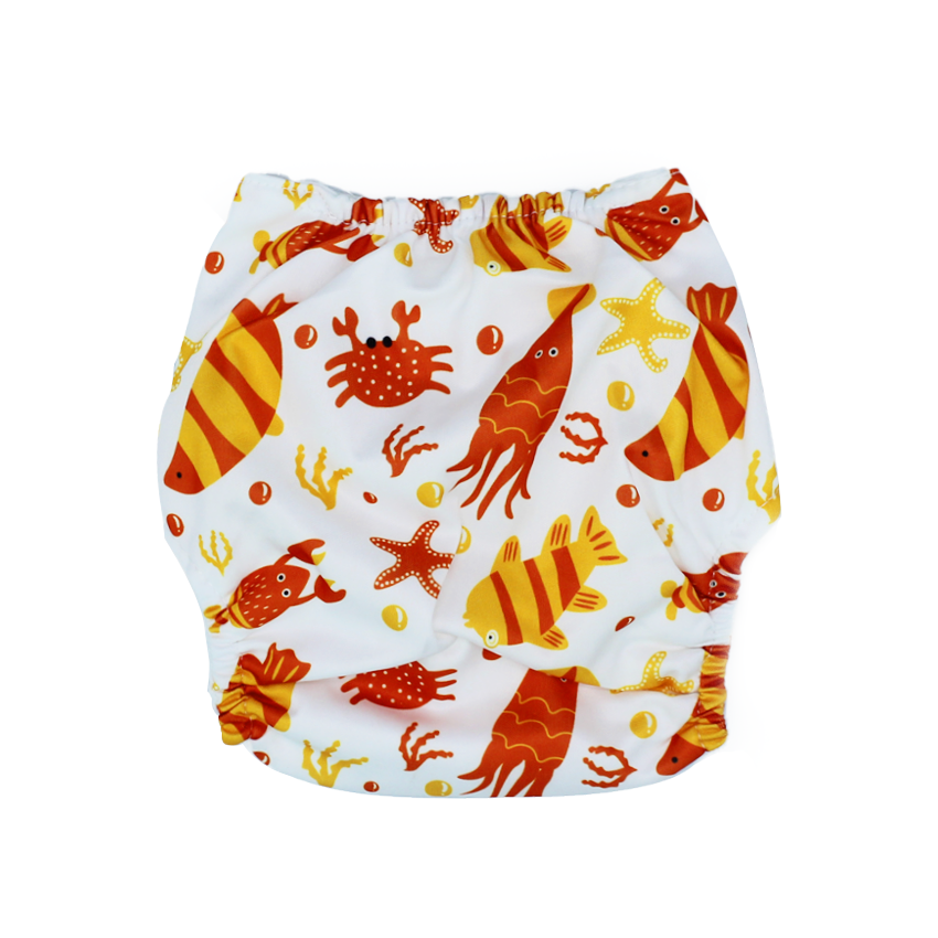 Baby Printed Snap Button Diapers DB-957