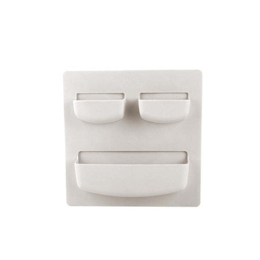Hanging Vanity Suction Storage Wall Shelf