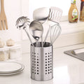 Stainless steel round hole chopsticks barrel 18cmx12cm