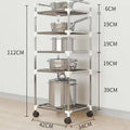 Multi-Layer Kitchen Bathroom Cupboard Shelf Storage Rack Multipurpose Organizer Rack