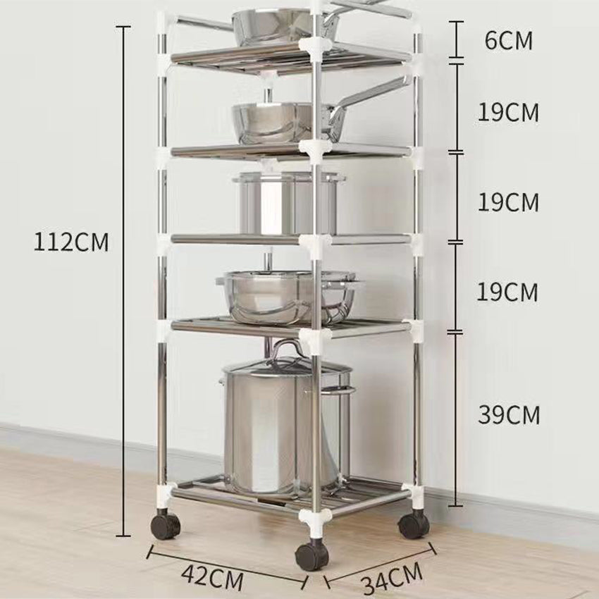 Multi-Layer Kitchen Bathroom Cupboard Shelf Storage Rack Multipurpose Organizer Rack